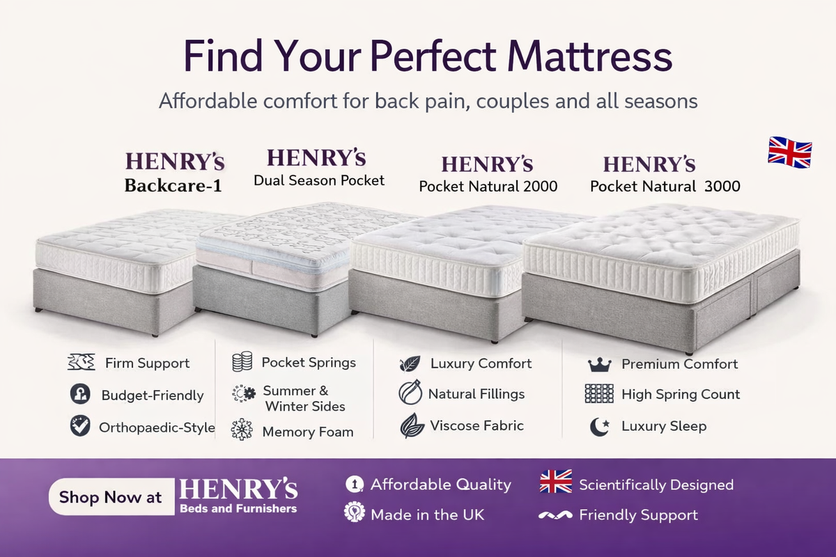 The ultimate mattress buying guide in the uk – find your perfect mattress at henry’s beds and furnishers