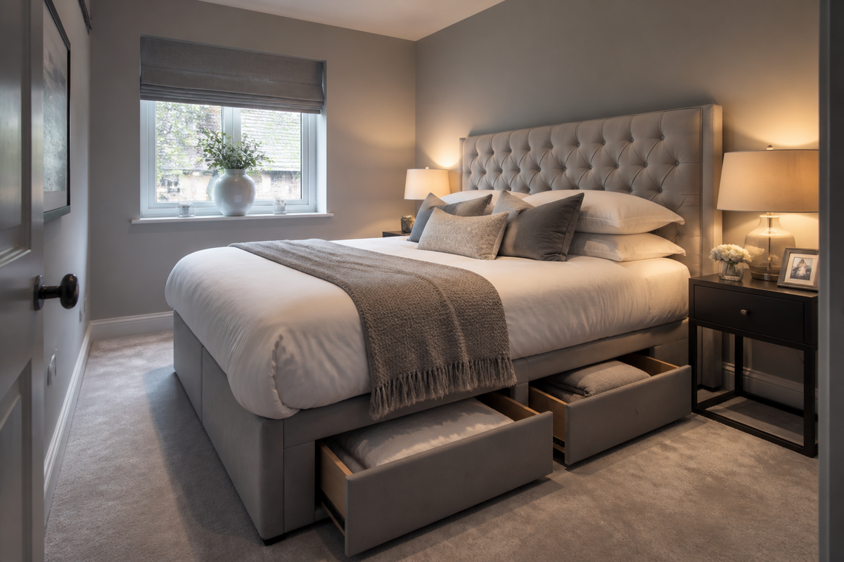 Why luxury upholstered beds are taking over uk bedrooms