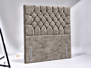 Silver Marble Velvet