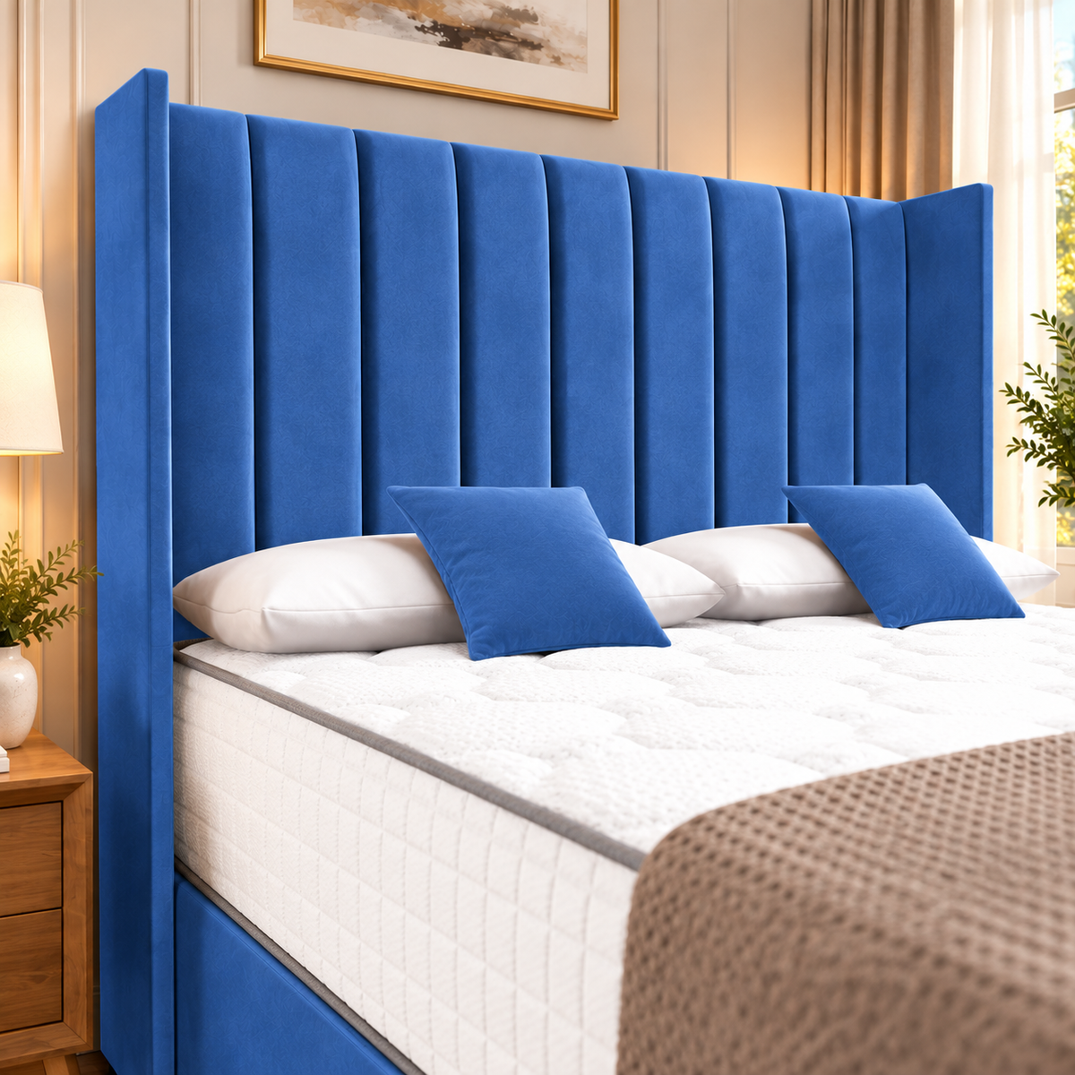 Stuttgart wingback ottoman divan bed