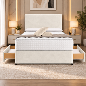 Cream Plush Velvet