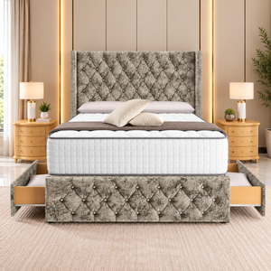 Grey Marble Velvet
