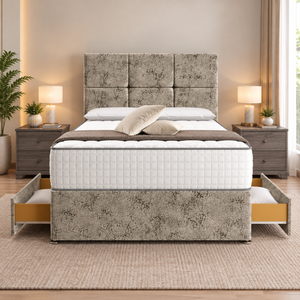 Grey Marble Velvet