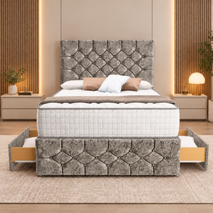 Grey Marble Velvet