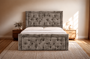 Grey Marble Velvet
