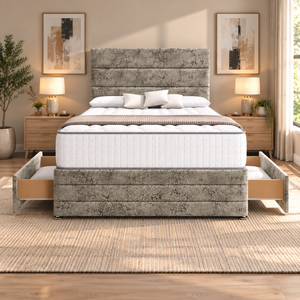 Grey Marble Velvet