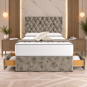 Grey Marble Velvet