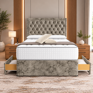 Grey Marble Velvet