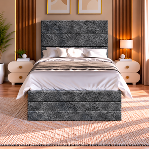 Gun Metal Marble Velvet