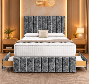 Gun Metal Marble Velvet