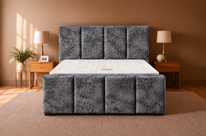 Gun Metal Marble Velvet