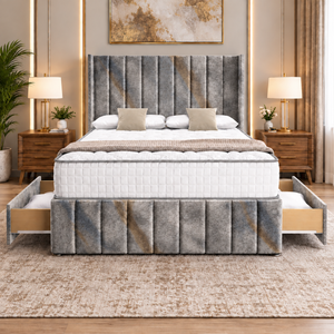 Gun Metal Marble Velvet