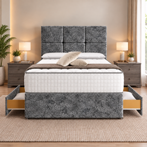 Gun Metal Marble Velvet