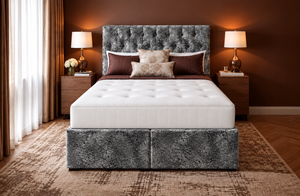 Gun Metal Marble Velvet