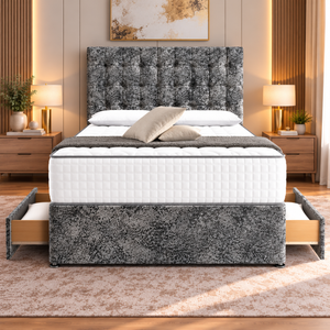 Gun Metal Marble Velvet
