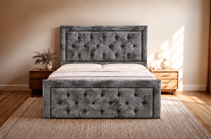 Gun Metal Marble Velvet