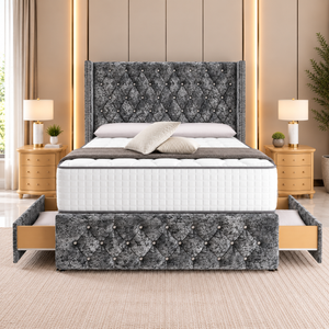 Gun Metal Marble Velvet