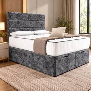Gun Metal Marble Velvet