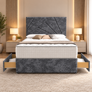 Gun Metal Marble Velvet