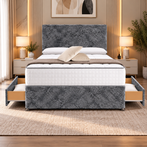 Gun Metal Marble Velvet