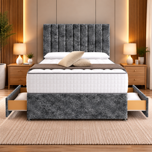 Gun Metal Marble Velvet