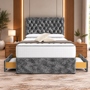 Gun Metal Marble Velvet
