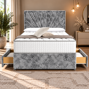 Gun Metal Marble Velvet