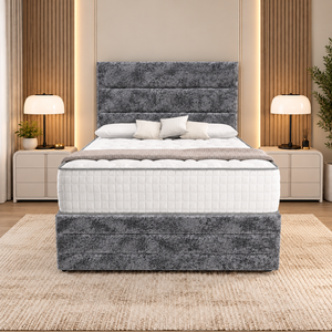 Gun Metal Marble Velvet