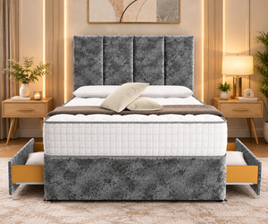 Gun Metal Marble Velvet