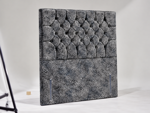 Gun Metal Marble Velvet