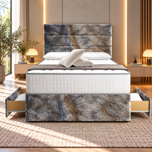 Gun Metal Marble Velvet