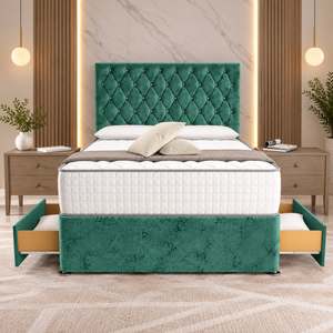 Green Plush Velvet