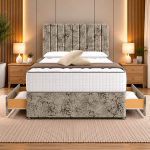 Grey Marble Velvet