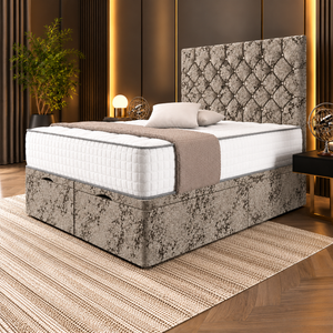 Grey Marble Velvet