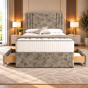 Grey Marble Velvet