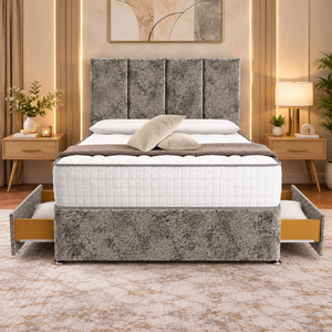 Grey Marble Velvet