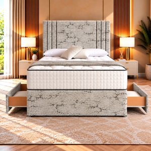 Platinum Marble Velvet