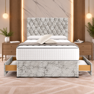 Platinum Marble Velvet