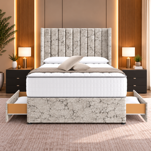 Platinum Marble Velvet