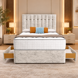 Platinum Marble Velvet