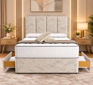 Platinum Marble Velvet