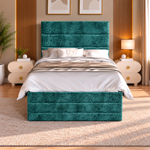 Peacock Marble Velvet