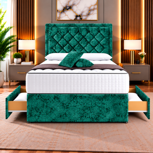 Peacock Marble Velvet