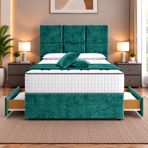 Peacock Marble Velvet