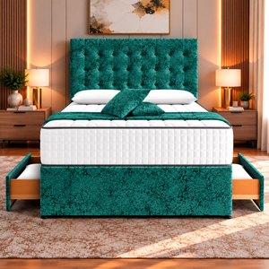 Peacock Marble Velvet