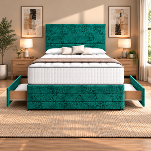Peacock Marble Velvet