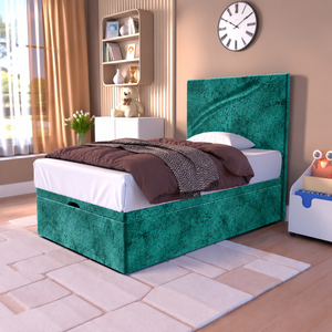 Peacock Marble Velvet