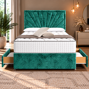 Peacock Marble Velvet