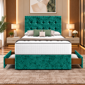 Peacock Marble Velvet
