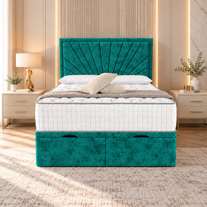 Peacock Marble Velvet